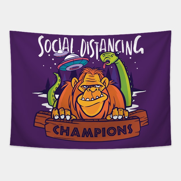 Social distancing champions Tapestry by GoshaDron