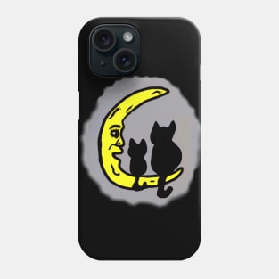 Kitten Moon Phone Case