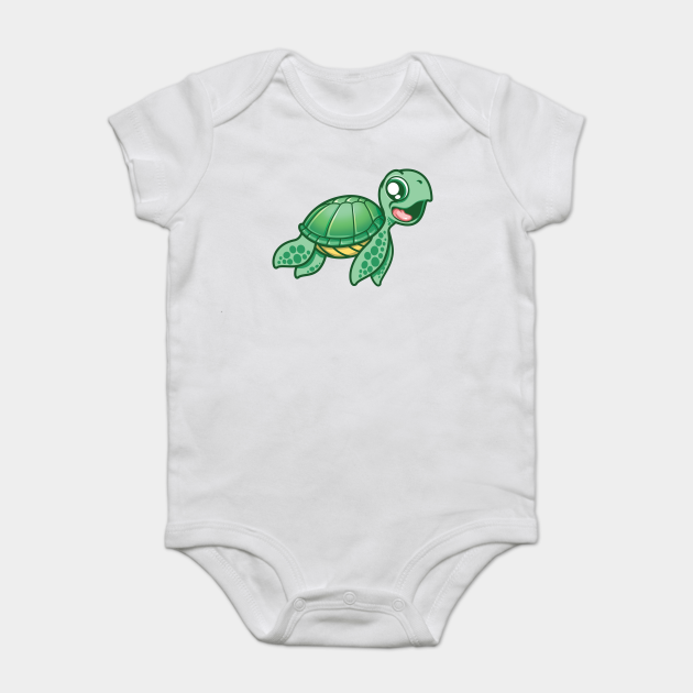 turtle onesie baby