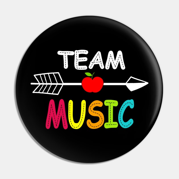 Team Music Teacher Pin by ValentinkapngTee