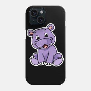 Hippo Cartoon Phone Case