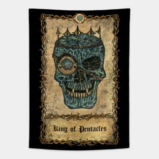 King Of pentacles. Eternal Bones Tarot Design (Colorful Tapestry