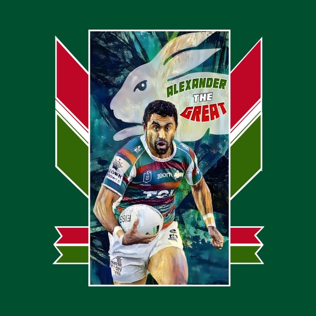 South Sydney Rabbitohs - Alex Johnston - ALEXANDER THE GREAT by OG Ballers