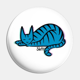 Blue Tabby Pin