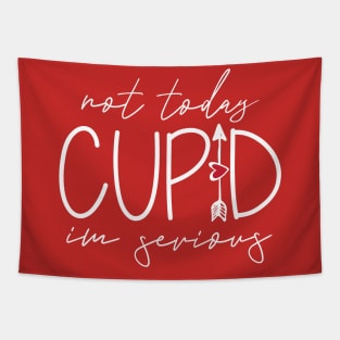 Not Today Cupid Tapestry