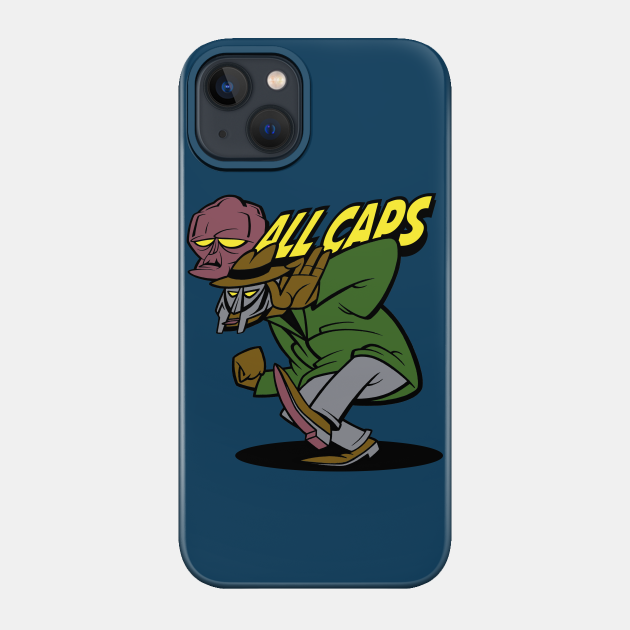 ALL CAPS - Hiphop - Phone Case