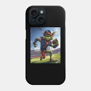 The Grinch Faces Cleveland Indians Logo Phone Case