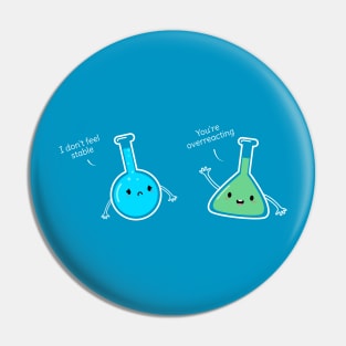 Funny Science Pun T-Shirt Pin