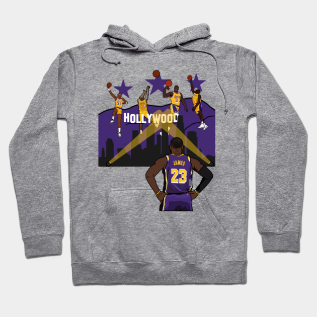 Lebron James Hollywood Los Angeles Lakers Lebron Hoodie Teepublic