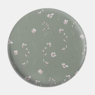 Delicate Flower Pattern Pin