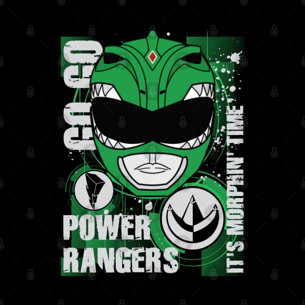It's Morphin' Time Green Ranger, MMPR by CRD Branding