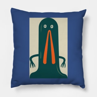 Green Ghost Pillow