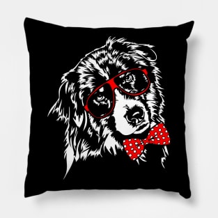 Funny Cute Australian Shepherd Aussie dog Pillow