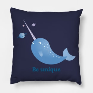 Be unique Cute Narwhal sea creatures Pillow