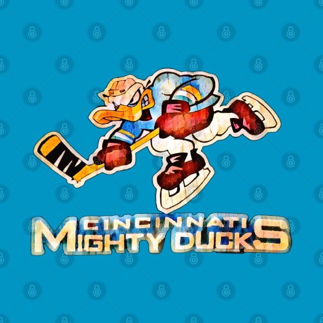 Cincinnati Mighty Ducks Hockey by Kitta’s Shop