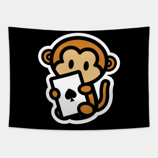 Casino Monkey Tapestry