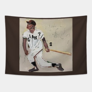 Willie Mays Tapestry