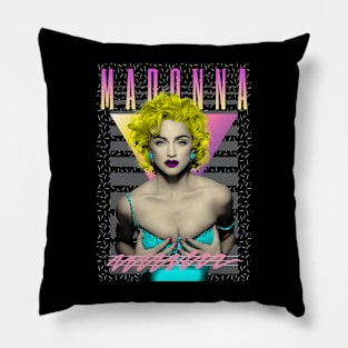 Madonna 80s Retro Aesthetic Fan Art Pillow