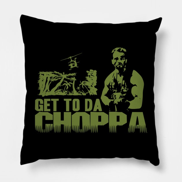 Get to The Choppa Pillow by inkstyl