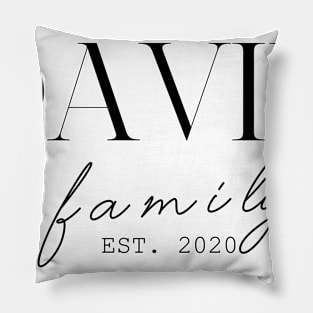 David Family EST. 2020, Surname, David Pillow