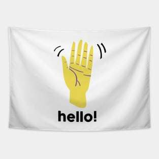 Hello! illustration Tapestry