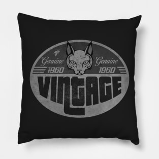 Vintage Sign 1960 Pillow