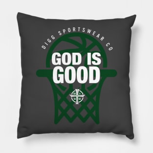 GOD IS GOOD (GRAY & GREEN) Pillow