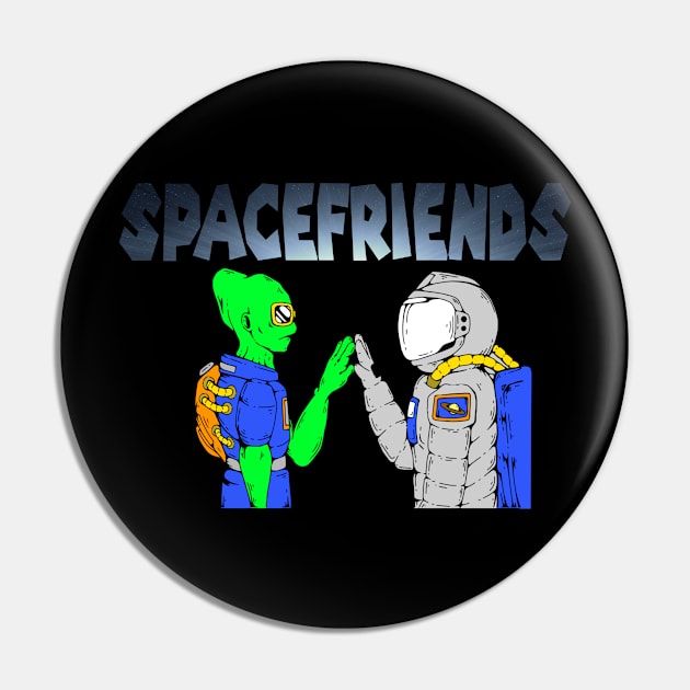 Spacefriends Pin by Whiteblackfish 