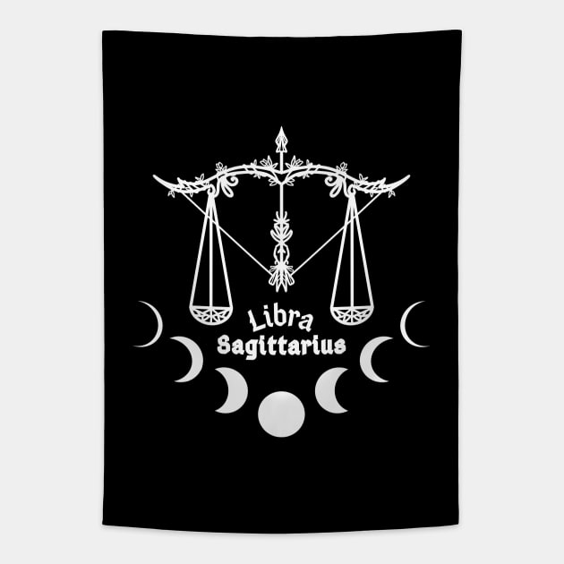 Libra & Sagittarius Tapestry by Introvert Home 