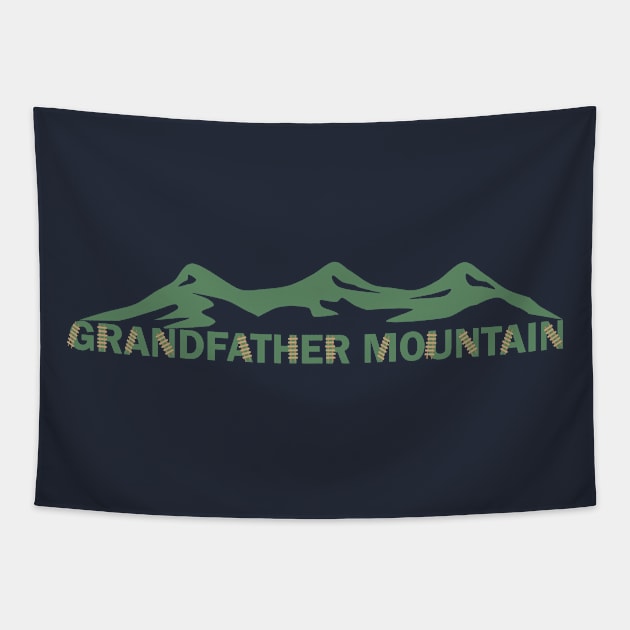 Grandfather Mountain Ladders Tapestry by ilrokery