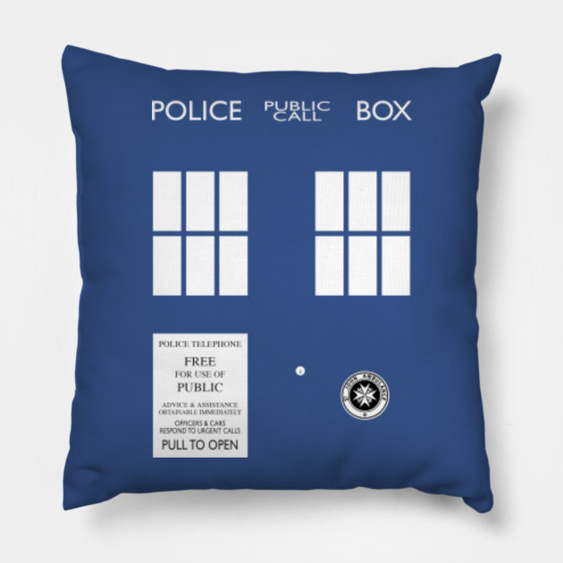Dr Who Tardis Tardis Pillow Teepublic