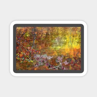 Fall in the wood Magnet