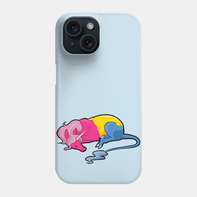 Pansexual Pride Unicorn Phone Case by Khalico