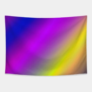 yellow purple blue abstract texture Tapestry