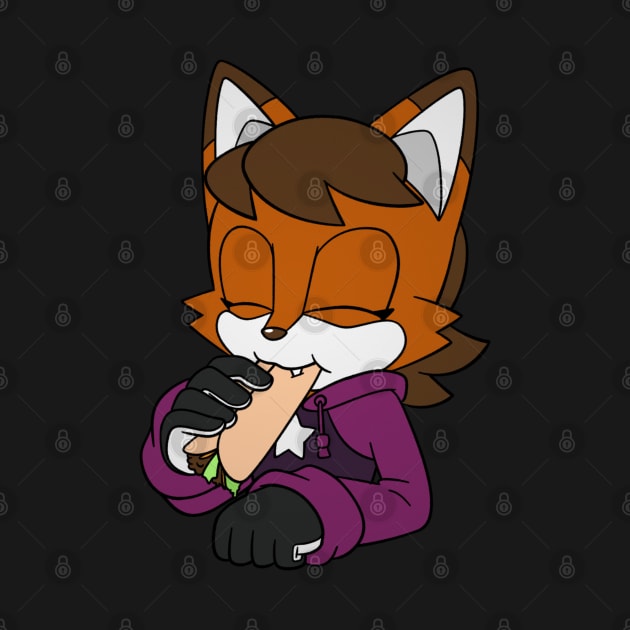 Fox Eats Taco by Firestorm Fox