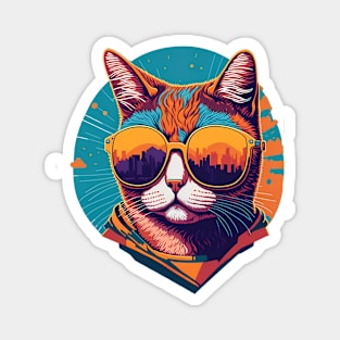 Cool Cat Kitten Lover Magnet