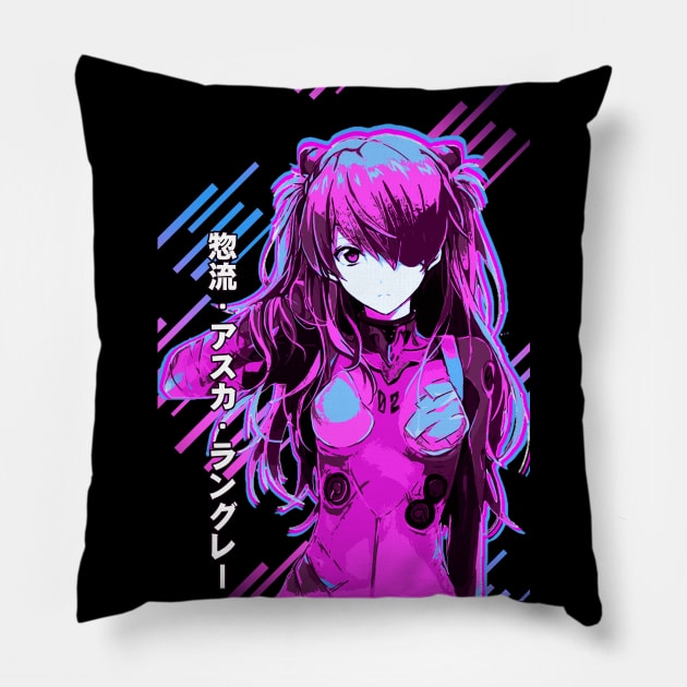 Asuka Langley Pillow by Retrostyle