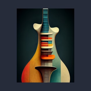 Guitar Illustration in Surrealism style T-Shirt