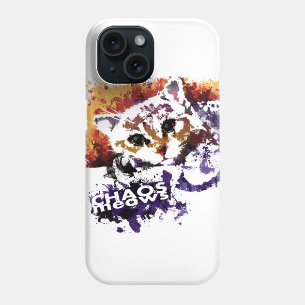 Chaos Meows Phone Case by RonnieSti