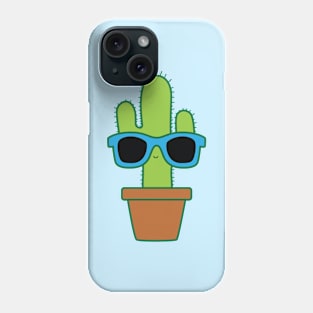 Cactus Wearing Blue Sunglasses Phone Case