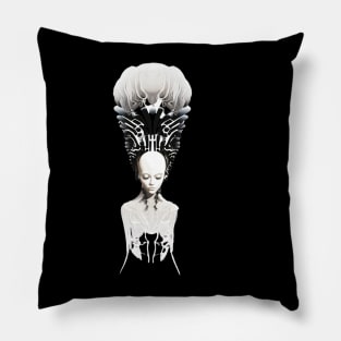 Galactic White Queen Pillow