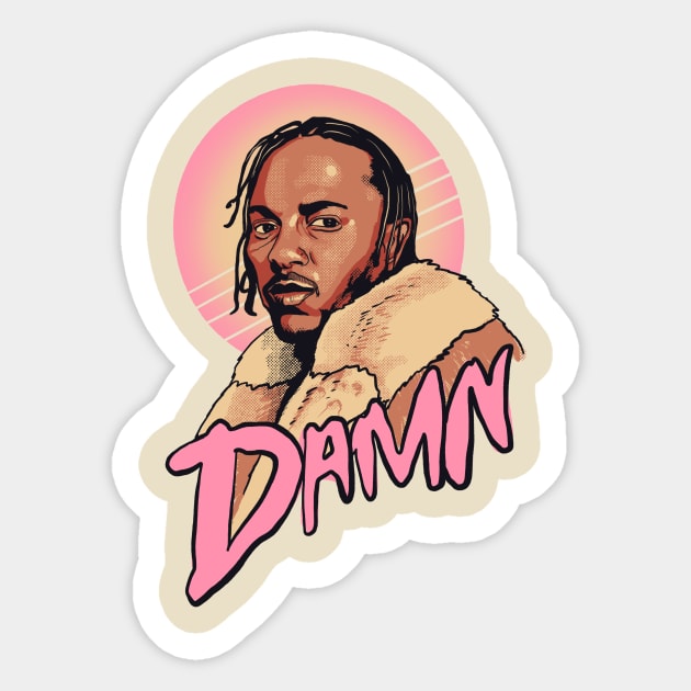 Kendrick Lamar Damn. Album Cover Sticker