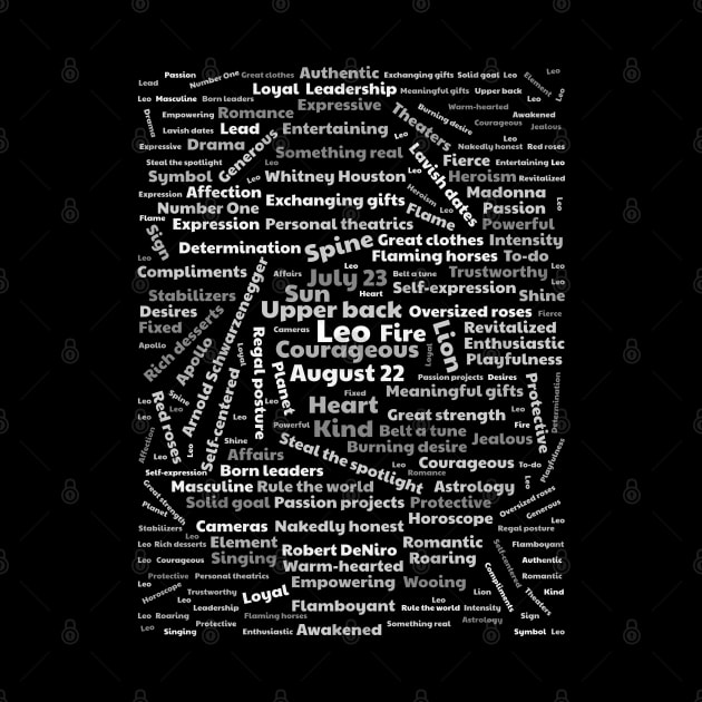 Leo - the lion zodiac by All About Nerds