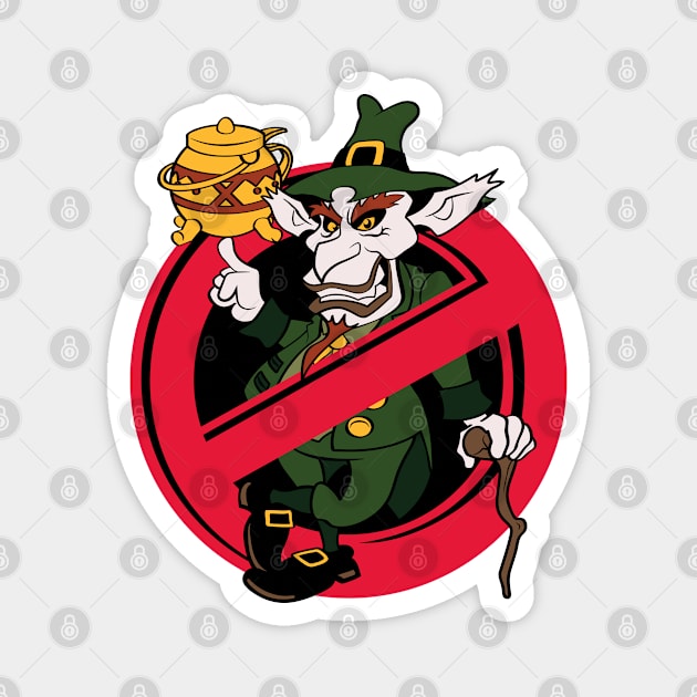 Leprechaunbusters Magnet by Circle City Ghostbusters