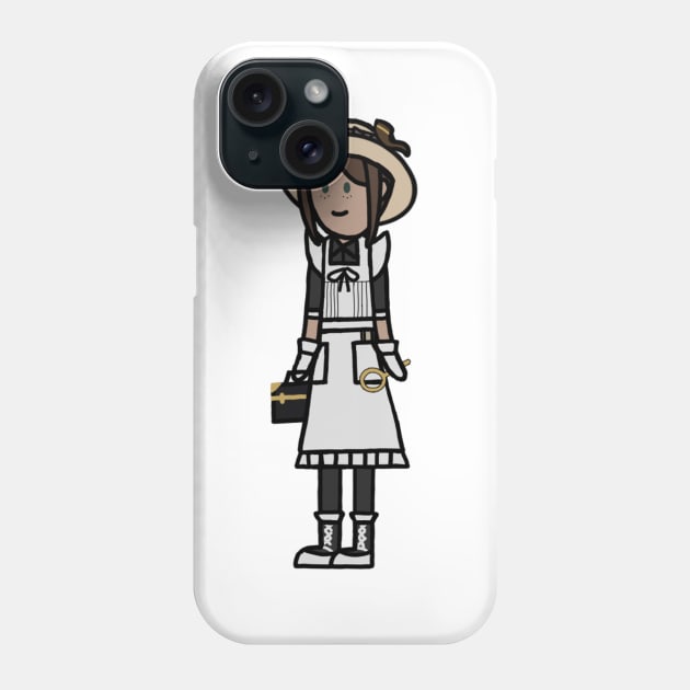 Lady-in-waiting Cartoon Phone Case by gagimas