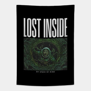 LOST INSIDE MY SPACE OF MIND Tapestry