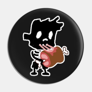 zombie boy eating Pin