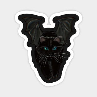 Bat Winget Cat Magnet