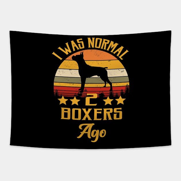 I Was Normal 2 Boxers Ago Tapestry by IainDodes