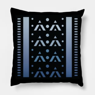 “Dimensional Awakening (3)” - V.2 Blue - (Geometric Art) (Dimensions) - Doc Labs Pillow